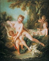 Venus Consoling Love Fine Art Print