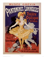 Pantomimes Lumineuses by Jules Cheret - 17" x 22"