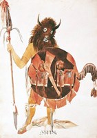 Leader of Mandan Buffalo Bull Society Fine Art Print