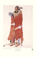 Mahchsi-Karehde, Mandan Man by Carl Bodmer - 14" x 22", FulcrumGallery.com brand