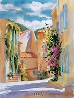 Coastal Village, France Fine Art Print
