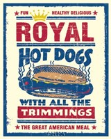 Royal Hot Dogs by Joe Giannakopoulos - 18" x 22"