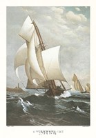 A Winning Yacht by J. D. Davidson - 22" x 34"