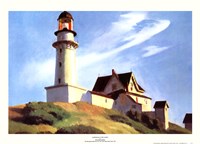 Lighthouse at Two Lights Fine Art Print