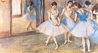 Dance Greenroom by Edgar Degas - 24" x 14"