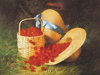 Harvest of Cherries, 1866 Fine Art Print
