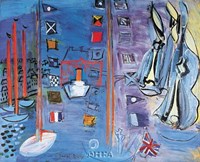 The Basin at Deauville by Raoul Dufy - 24" x 22"