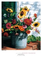 Freshly Cut Flowers by Gretchen huber Warren - 23" x 30"