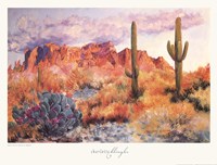 Superstition Sunset in March Fine Art Print
