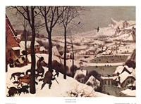 Winter/Hunters in the Snow Fine Art Print