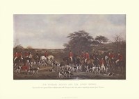 Sir Richard Sutton and the Quorn Hounds Fine Art Print