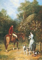 Visit to the Kennels by Heywood Hardy - 26" x 33"