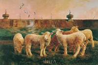Five Lambs, 1988 Fine Art Print