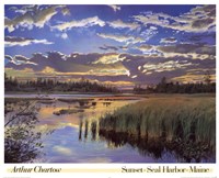 Sunset, Seal Harbor, Maine Fine Art Print