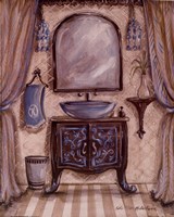 Charming Bathroom III Fine Art Print