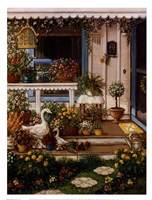 Spring Front Porch Fine Art Print