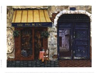 Yellow Awning by Viktor Shvaiko - 8" x 6" - $9.49