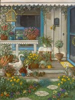Spring Front Porch Fine Art Print
