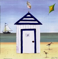 Beach House IV by Katharine Gracey - 8" x 8", FulcrumGallery.com brand