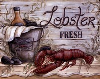 14" x 11" Lobster Pictures