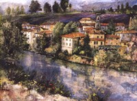Village on the Arno Fine Art Print