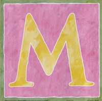 M - Pink Background Fine Art Print