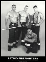 Latino Firefighters Fine Art Print