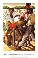 Employment of Negroes in Agriculture, 1934 (AKA: Cotton Pickers) Fine Art Print