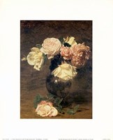 Roses Blanches et Roses Fine Art Print