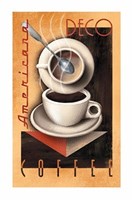 Americana Deco Coffee Fine Art Print