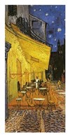 The Cafe Terrace on the Place du Forum, Arles, at Night, c.1888 Fine Art Print