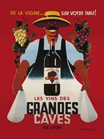 Les Vins des Grandes Caves Fine Art Print