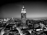 Empire State Building at Night Fine Art Print
