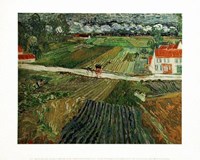 Paysage d'Auvers apres la Pluie Fine Art Print