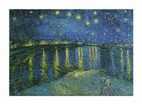 Starry Night over the Rhone, c.1888 Fine Art Print