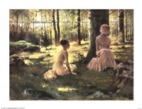 Under the Birches Fine Art Print