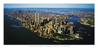 Aerial View of Manhattan Fine Art Print