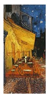 The Cafe Terrace on the Place du Forum, Arles, at Night, c.1888 Fine Art Print