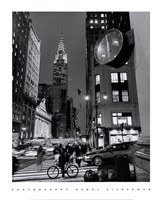 Chrysler Clock, Madison Avenue by Henri Silberman - 16" x 20"