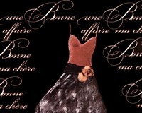 Robe de Soiree de Chocolat Fine Art Print