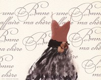 Robe de Soiree sur le Blanc Fine Art Print