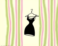 Robe sur Rose et Vert Fine Art Print