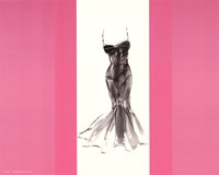 La Robe Noire avec Rouge Fine Art Print