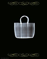Straw Bag in Blue Fine Art Print