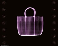 Straw Bag in Lilac Fine Art Print