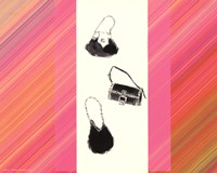 Trois Sacs a Main avec Raies Fine Art Print
