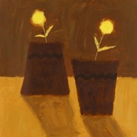 Two Yellow Flowers III Fine Art Print