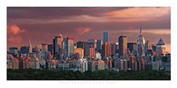 Sunrise Over New York Skyline Fine Art Print