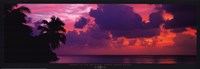 Sunset in the Maldives, North Indian Ocean by Fridmar Damm - 37" x 13"