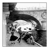 Rock n Roll sur les Quais de Paris Fine Art Print